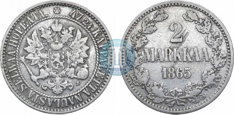 Фото 2 марки 1865 года S 