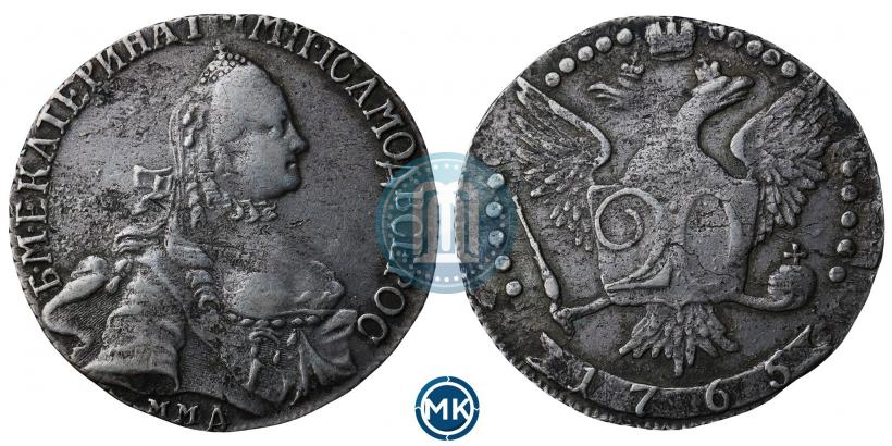 Фото 20 копеек 1765 года СПБ 