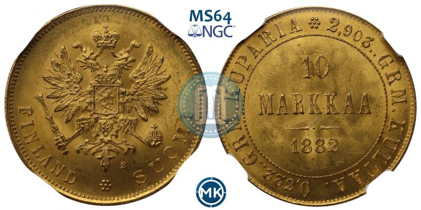 Фото 10 марок 1882 года S 