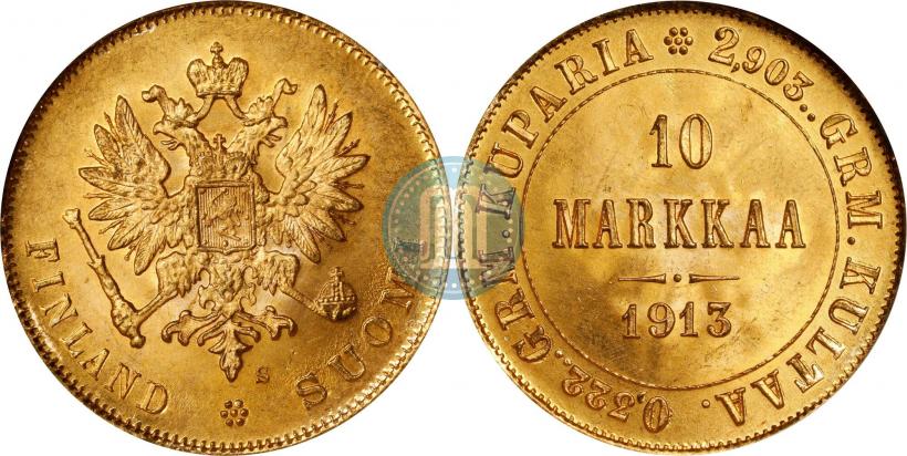 Picture 10 markkaa 1913 year S 