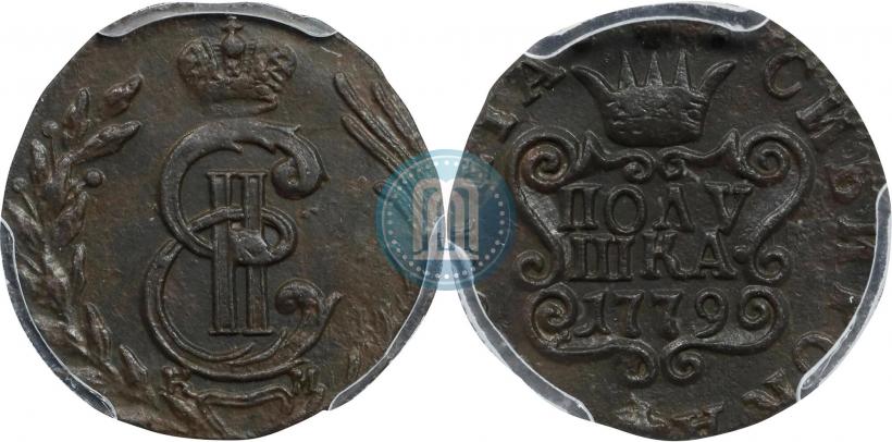 Фото Полушка 1779 года КМ 