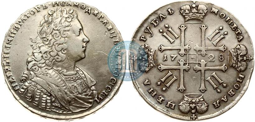 Picture 1 rouble 1728 year  "Type of 1728"
