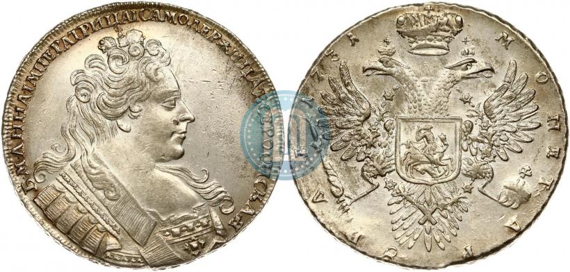 Picture 1 rouble 1731 year  