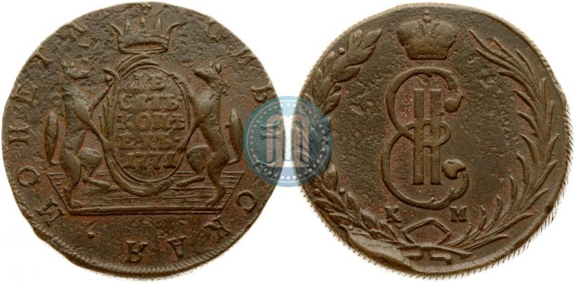 Picture 10 kopecks 1771 year КМ 