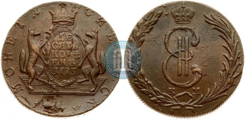 Picture 10 kopecks 1773 year КМ 