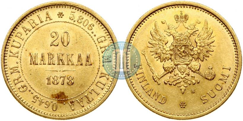 Picture 20 markkaa 1878 year S 