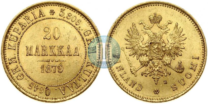 Picture 20 markkaa 1879 year S 
