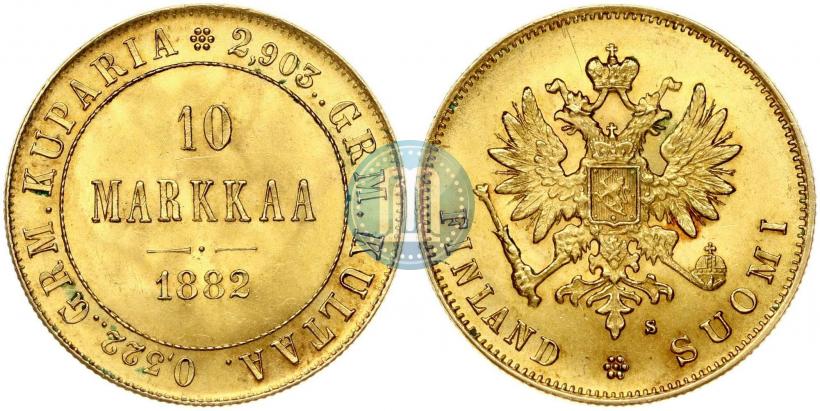 Picture 10 markkaa 1882 year S 