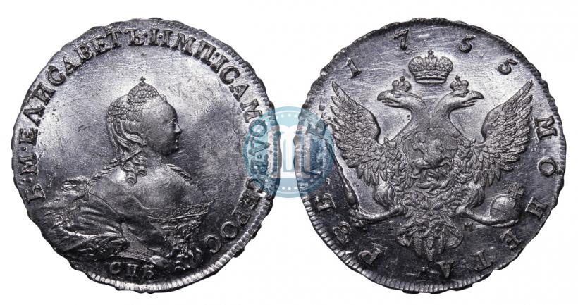 Picture 1 rouble 1755 year СПБ-IМ 