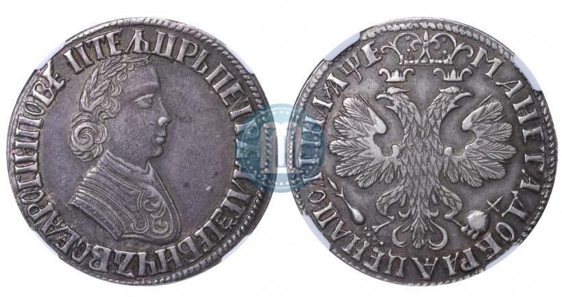 Picture Poltina 1705 year  "Portrait by F. Alekseev"