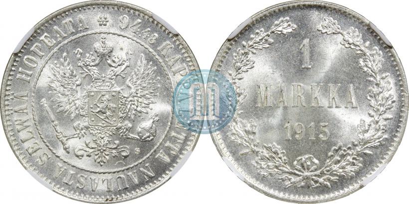 Picture 1 markka 1915 year S 