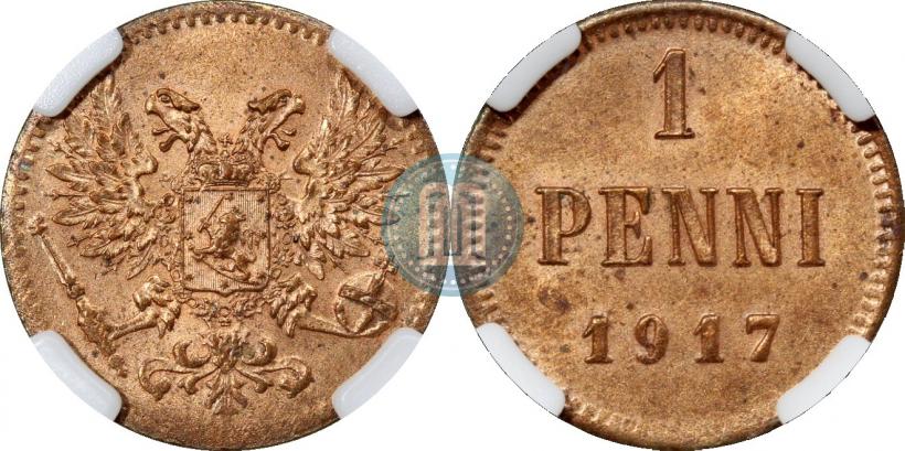 Picture 1 penni 1917 year  