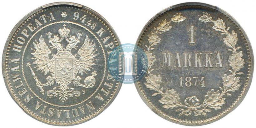 Фото 1 марка 1874 года S 