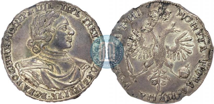 Фото 1 рубль 1718 года OK-L 