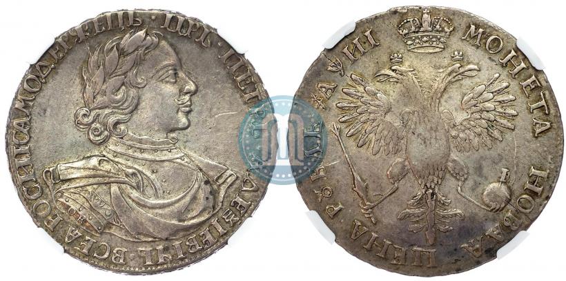Picture 1 rouble 1718 year OK-L 