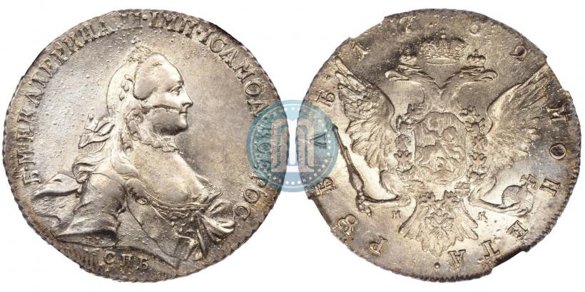 Picture 1 rouble 1762 year СПБ-НК 