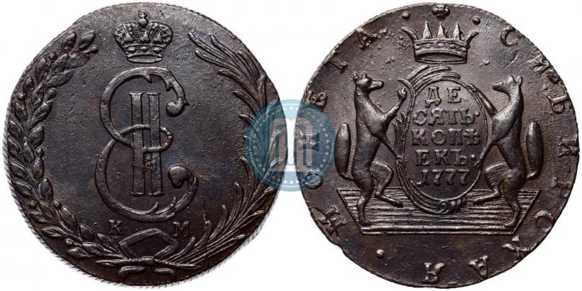 Picture 10 kopecks 1777 year КМ 
