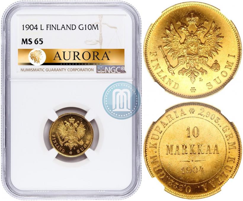 Picture 10 markkaa 1904 year L 
