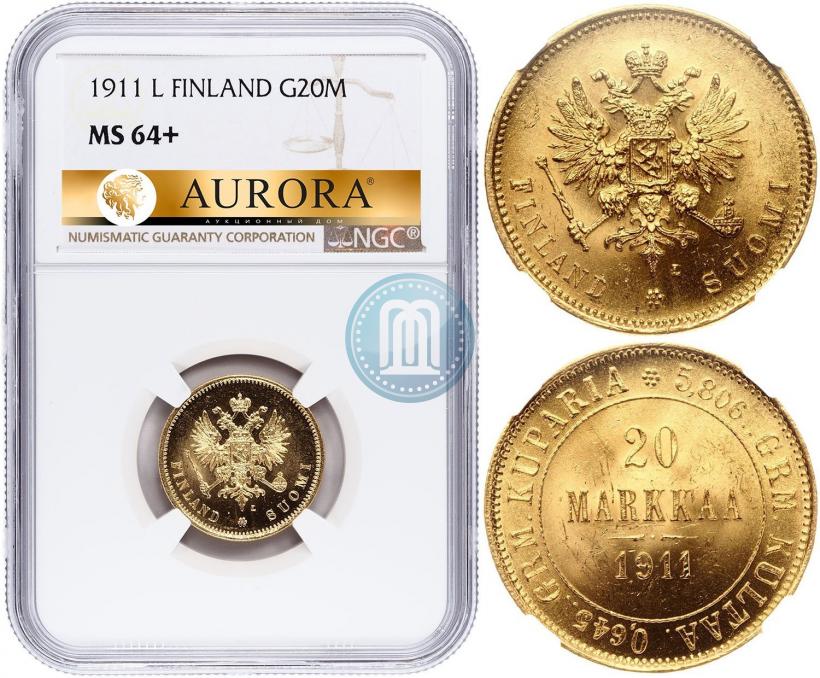 Picture 20 markkaa 1911 year L 