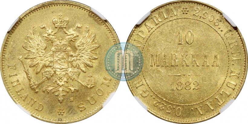 Picture 10 markkaa 1882 year S 