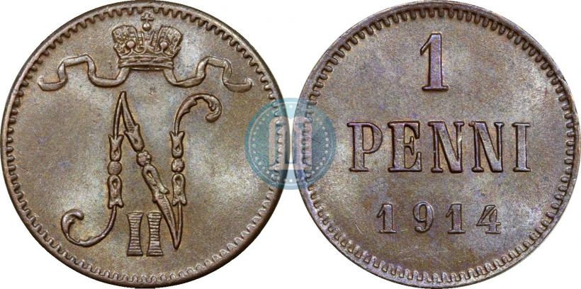 Picture 1 penni 1914 year  