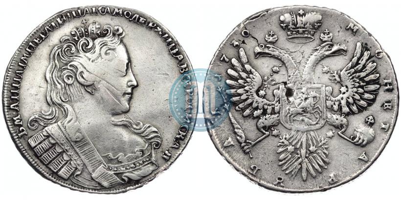 Picture 1 rouble 1730 year  