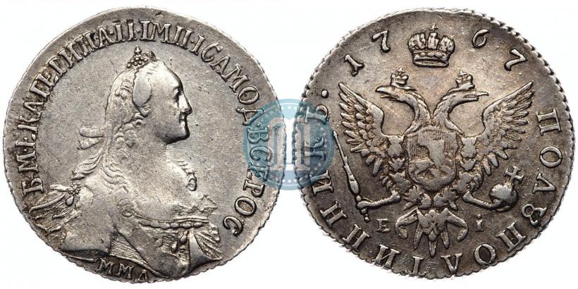 Фото Полуполтинник 1767 года ММД-EI 