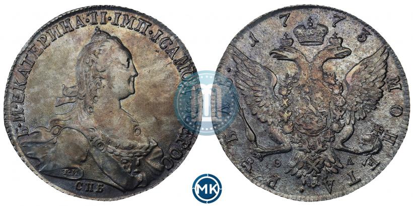 Picture 1 rouble 1773 year СПБ-ФЛ 
