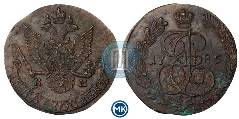 Фото 5 копеек 1785 года ЕМ 