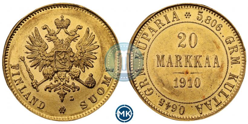 Picture 20 markkaa 1910 year L 