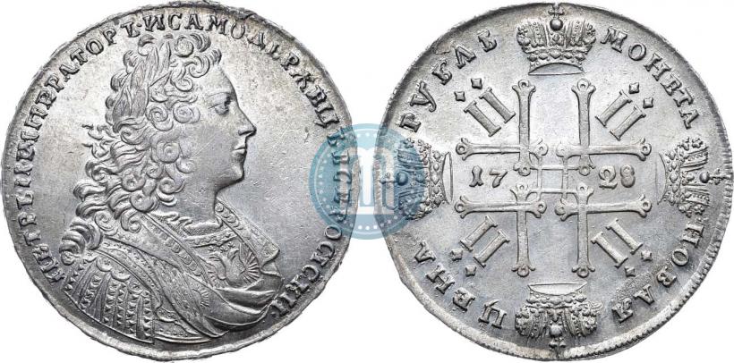 Фото 1 рубль 1728 года  "Тип 1728"