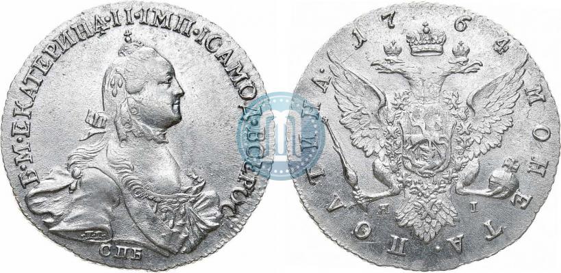 Фото Полтина 1764 года СПБ-ЯI 