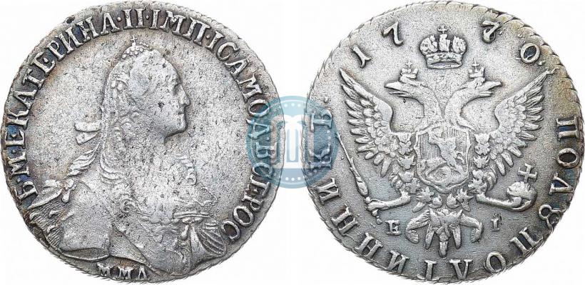 Фото Полуполтинник 1770 года ММД-EI 