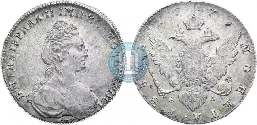 Фото 1 рубль 1779 года СПБ-ФЛ 