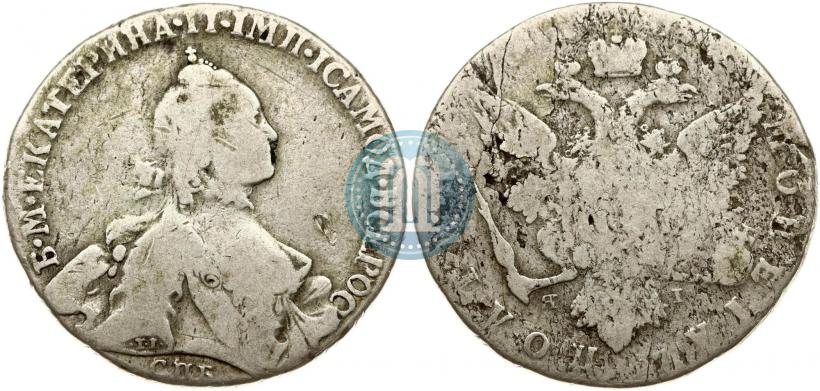 Фото Полтина 1765 года СПБ-ЯI 