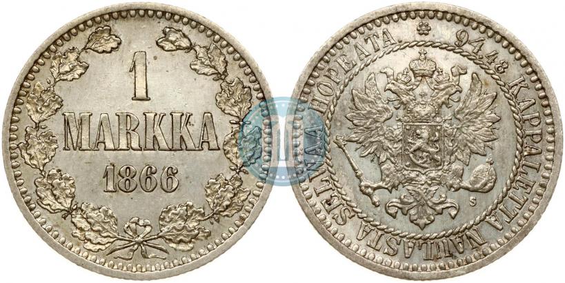 Фото 1 марка 1866 года S 