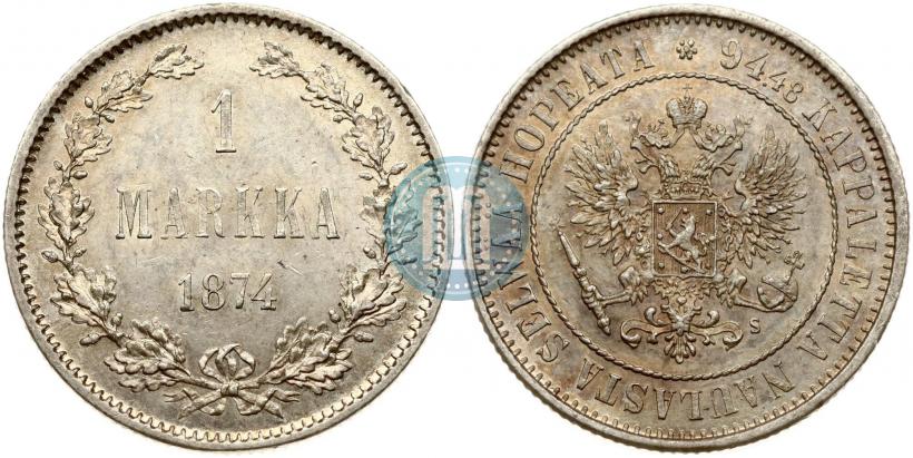 Фото 1 марка 1874 года S 