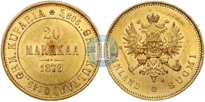 Picture 20 markkaa 1879 year S 