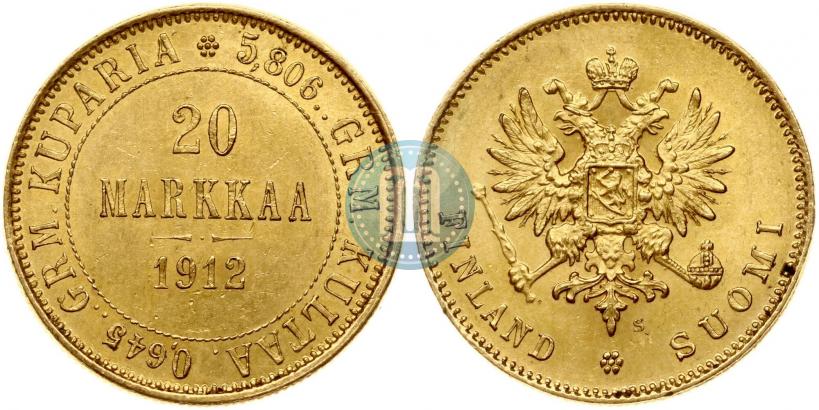 Picture 20 markkaa 1912 year S 