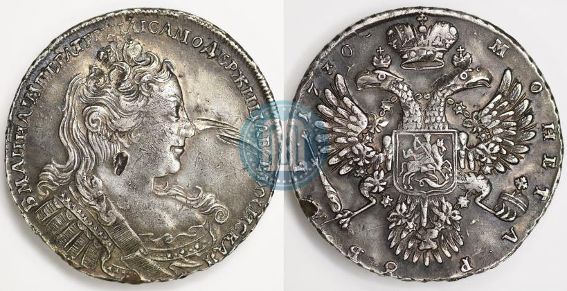 Фото 1 рубль 1730 года  