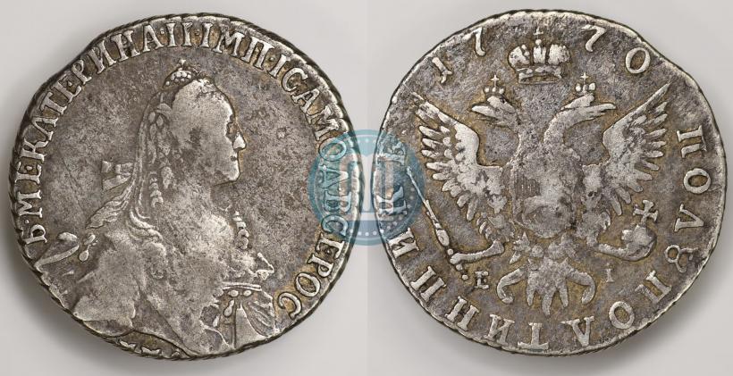 Фото Полуполтинник 1770 года ММД-EI 
