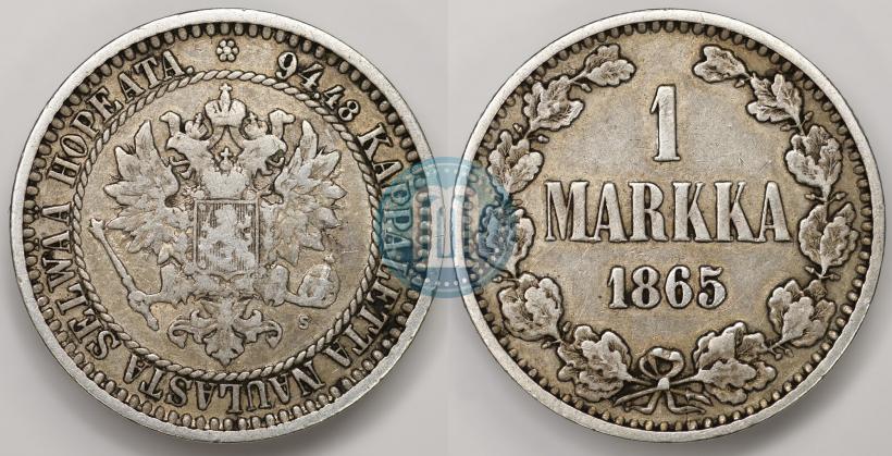 Фото 1 марка 1865 года S 