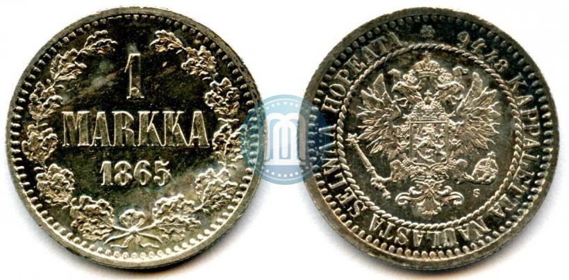 Фото 1 марка 1865 года S 
