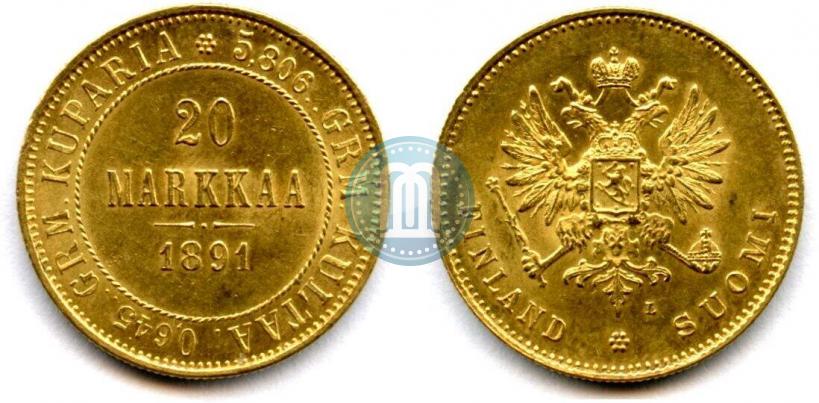Фото 20 марок 1891 года L 