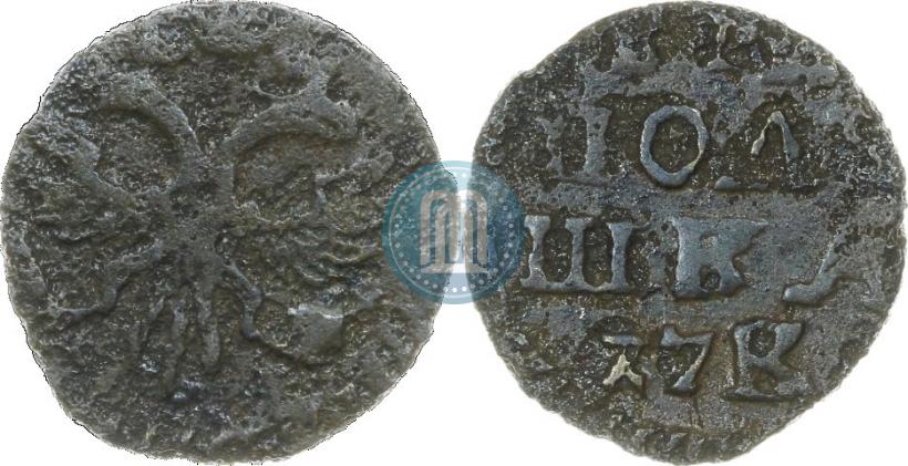 Фото Полушка 1720 года НД 