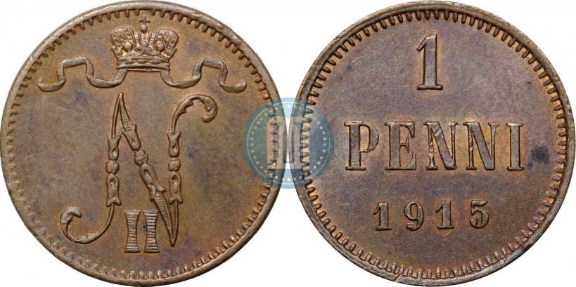 Фото 1 пенни 1915 года  