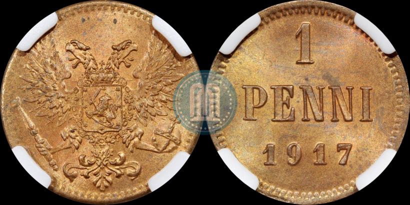 Picture 1 penni 1917 year  