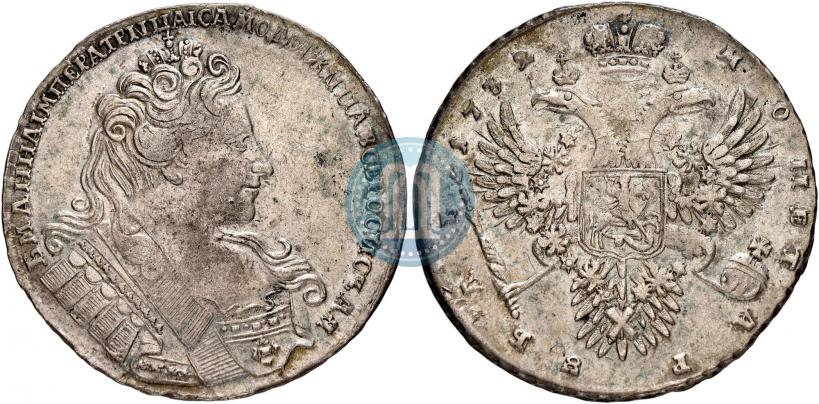 Picture 1 rouble 1732 year  