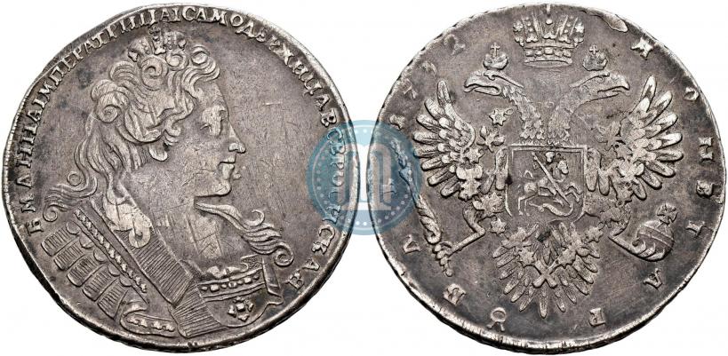 Picture 1 rouble 1732 year  