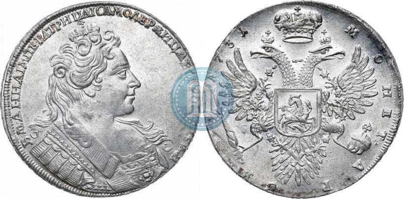 Picture 1 rouble 1731 year  
